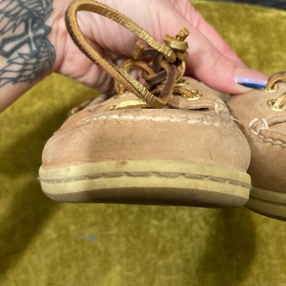 Sperry Top Sider Brown and Animal Print Loafer - Picture 6 of 12